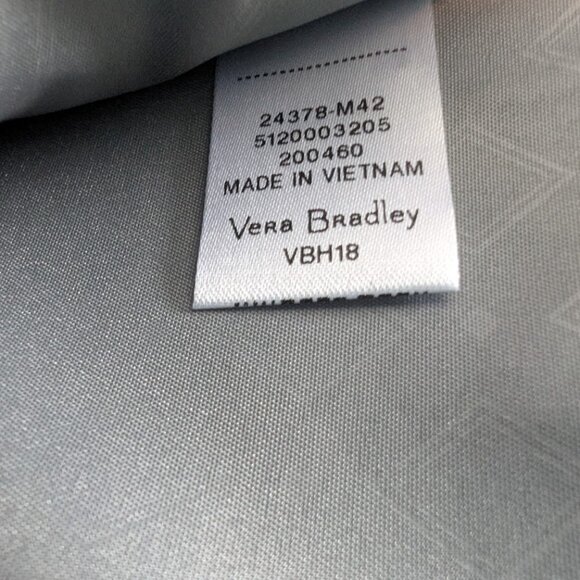 Vera Bradly, Crossbody wallet, blue/green paisley - Picture 5 of 5